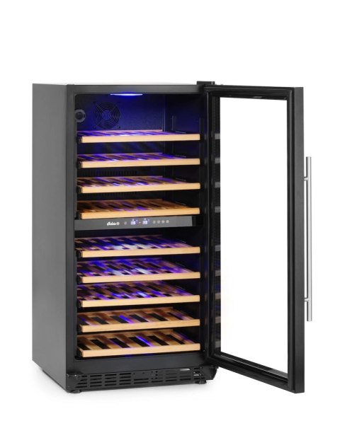 Lodówka chłodziarka do wina dwustrefowa na 72 butelki 232 l 110 W ARKTIC