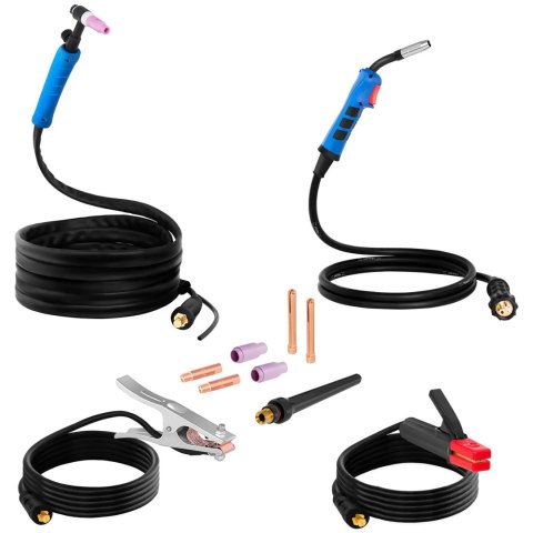 Spawarka cyfrowa wielofunkcyjna TIG MIG/MAG MMA FCAW 200A Welbach