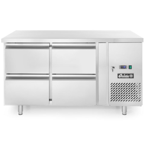 Stół chłodniczy z 4 szufladami i agregatem bocznym nierdzewny Profi Line 280 l - Hendi 233764 ARKTIC