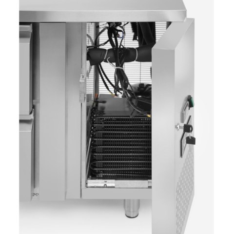 Stół chłodniczy z 4 szufladami i agregatem bocznym nierdzewny Profi Line 280 l - Hendi 233764 ARKTIC