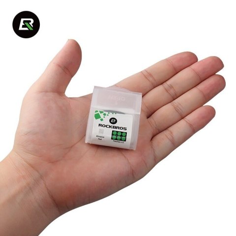 Zestaw naprawczy łatki z klejem śr. 2.4cm do łatania dętek rowerowych ROCKBROS