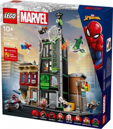 Klocki Super Heroes 76324 Spider-Man i Oscorp LEGO