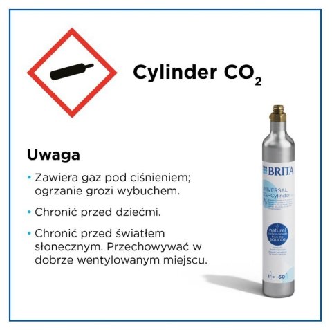 Saturator sodaTRIO biały Brita