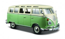 Model kompozytowy Volkswagen Van Samba beżowo-zielony Maisto