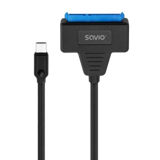Adapter USB-C 3.1 Gen 1 (M) - SATA (F) do dysków 2.5 cala, AK-69 Savio