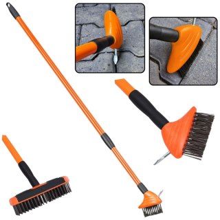 Szczotka Druciana Do Czyszczenia Fug Kostki Brukowej Skrobak LEAN