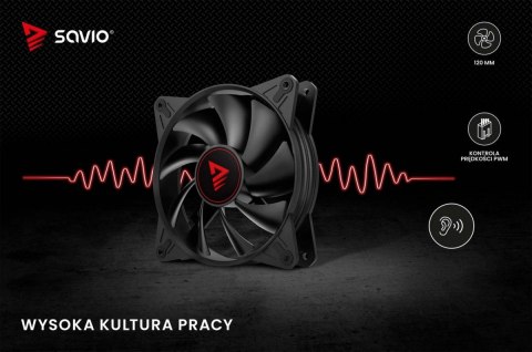 Wentylator BLADE 120mm 4-pin PWM Savio