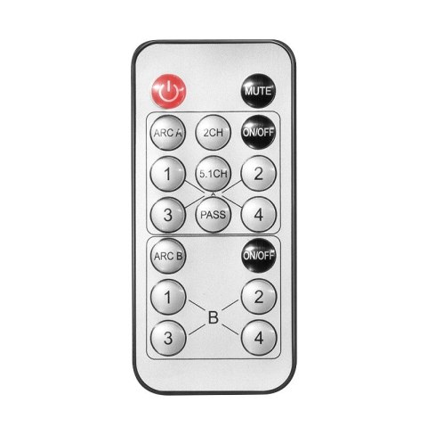 Switch 4x2 HDMI, 4K 60Hz, z pilotem LogiLink