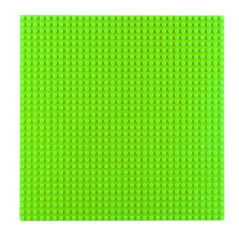 Płyta Plansza Konstrukcyjna Do Klocków Budowania Zielona 25,5x25,5 cm LEAN TOYS
