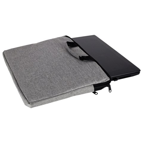 Torba na laptopa 15,6 cali na ramię teczka biznesowa damska męska szara Kik Sp. z o. o. Sp. k.