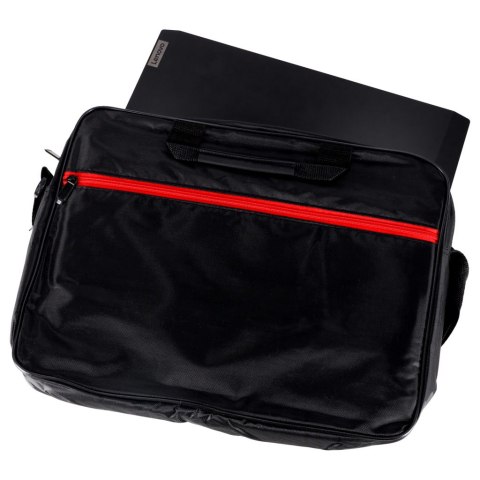 Torba na laptopa 15,6 cali na ramię z paskiem teczka biznesowa damska męska czarna Kik Sp. z o. o. Sp. k.