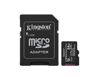 Karta pamięci microSD 64GB Canvas Select+ G3 100MB/s Adapter Kingston