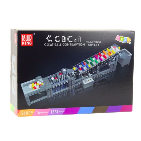 Klocki Konstrukcyjne Tor Na Kulki Z Silnikiem Elektrycznym 1281 el. LEAN Toys