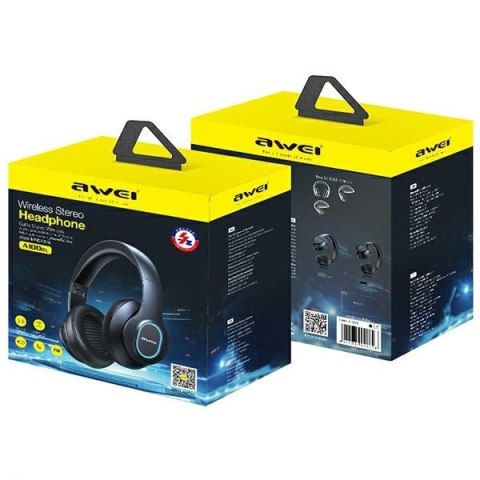 Słuchawki Bluetooth A100BL Nauszne Black AWEI