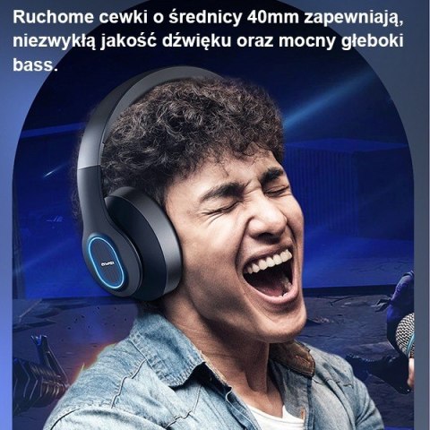 Słuchawki Bluetooth A100BL Nauszne Black AWEI