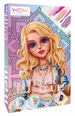 Zestaw kreatywny Mandala brokat Kids Euroswan