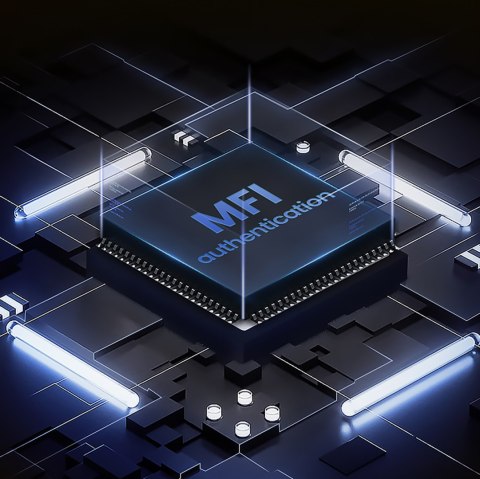 Kabel przewód w oplocie USB-A - iPhone Lightning MFi 2m - czarny UGREEN