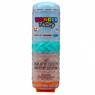 Masa plastyczna Wonder Factory Never Dry Dough błękitny, pomarańczowy MGA