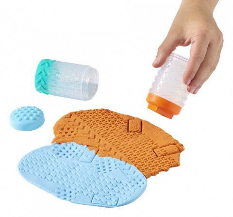 Masa plastyczna Wonder Factory Never Dry Dough błękitny, pomarańczowy MGA