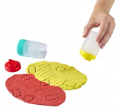 Masa plastyczna Wonder Factory Never Dry Dough czerwony, żółty MGA