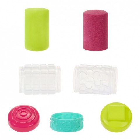 Masa plastyczna Wonder Factory Never Dry Dough limonkowy, różowy MGA