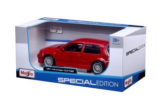 Model kompozytowy Volkswagen Golf R32 Grana 1/24 czerwony Maisto