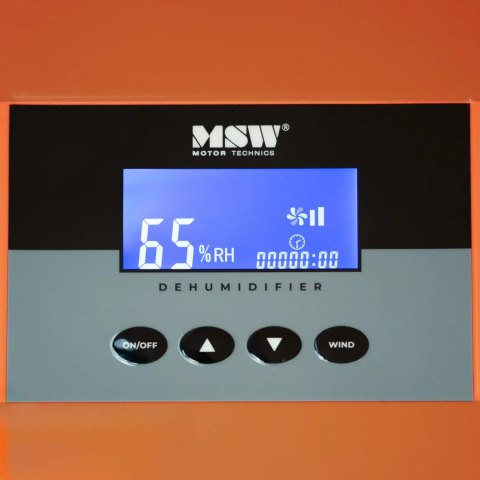 Osuszacz powietrza pochłaniacz wilgoci na kółkach 500 m3/h do 62 m2 650 W MSW