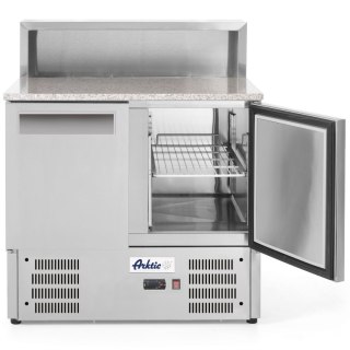 Stół chłodniczy 2-drzwiowy z nadstawą i blatem granitowym na 5x GN1/6 247 l - Hendi 236208 ARKTIC