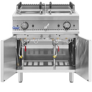 Warnik do makaronu makaroniarka na gaz propan butan / LPG / ziemny 4 x 4 kW Royal Catering