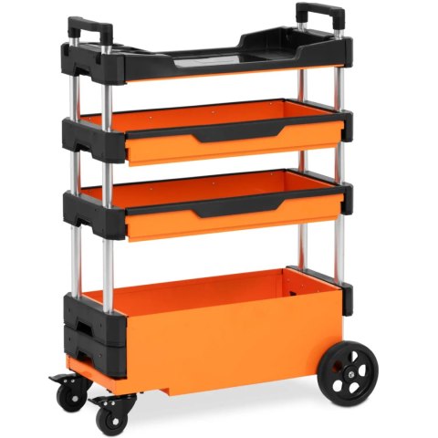 Wózek warsztatowy montażowy z regulacją wysokości 2 szuflady 69 x 38.4 x 95.7 cm MSW