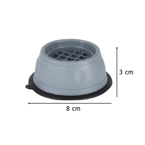 Podkładki antywibracyjne pod nóżki okrągłe 4szt. Kik Sp. z o. o. Sp. k.