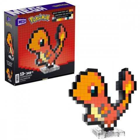 Klocki Mega Pokemon Klocki Pixel Charmander Mega Bloks