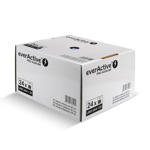 Baterie LR03/AAA pro alkaline display handlowy 96 szt. EverActive