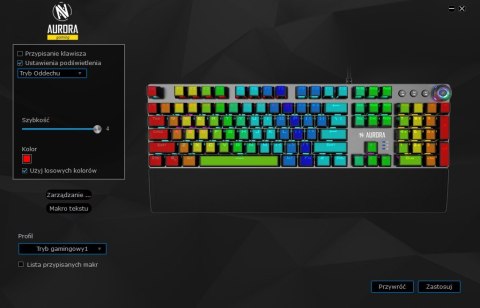 Klawiatura Aurora K-4 Gaming mechaniczna IBOX