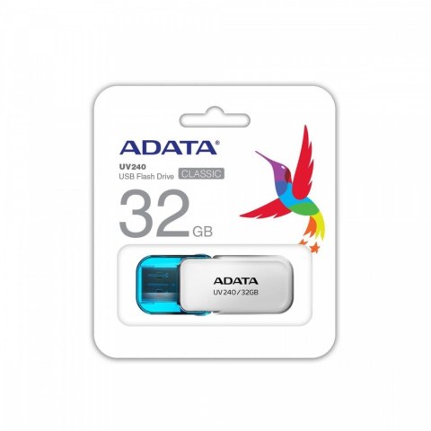 Pendrive UV240 32GB USB 2.0 Biały Adata