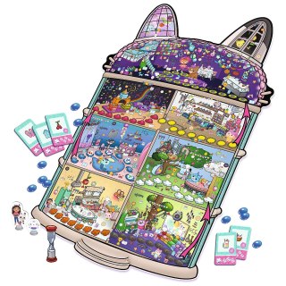 Gra rodzinna Detektyw Miau Koci Domek Gabi Trefl 02695 Trefl Gry