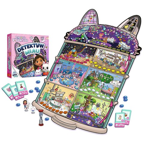 Gra rodzinna Detektyw Miau Koci Domek Gabi Trefl 02695 Trefl Gry