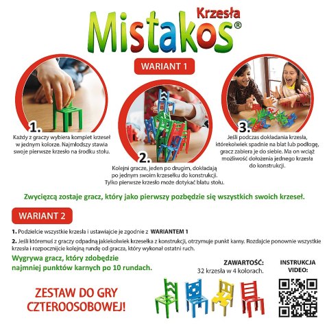 Gra zręcznościowa Krzesła MISTAKOS TREFL 02074 Trefl Gry