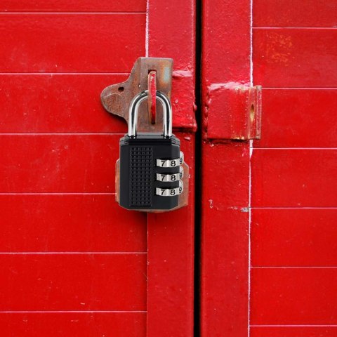 Kłódka na szyfr szyfrowa zatrzaskowa do walizki Kik Sp. z o. o. Sp. k.