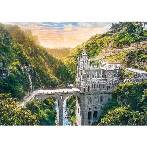 Puzzles - 1000 - Sanktuarium Las Lajas - Kolumbia - Trefl 10724 Trefl Puzzle