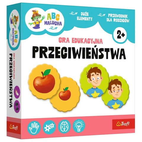 Gra dla dzieci ABC Malucha Przeciwieństwa Trefl 02908 Trefl Gry