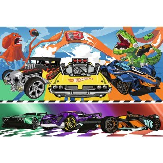 Puzzle - 100 - Pędzące samochody - Hot Wheels - Trefl 16466 Trefl Puzzle