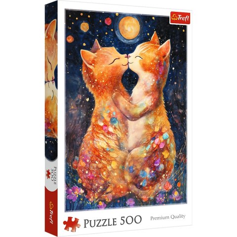 Puzzle - 500 - Pocałunek w Świetle księżyca - Trefl 37546 Trefl Puzzle
