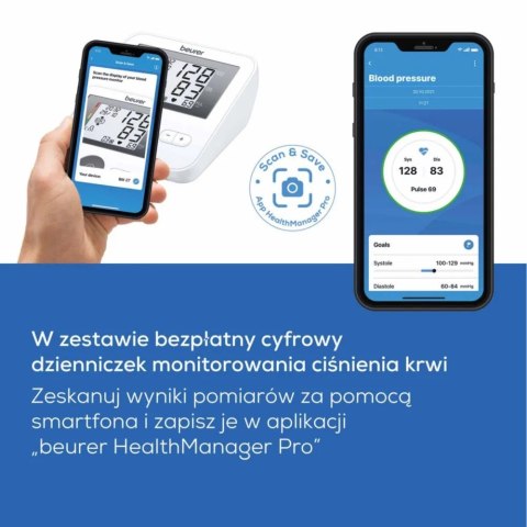 Ciśnieniomierz naramienny BM27+ Beurer