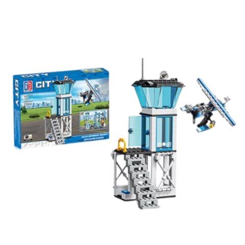 Klocki Konstrukcyjne Budynki Komisariatu Policji 190-213 el. LEAN Toys