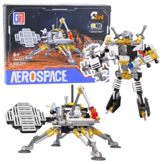 Klocki Konstrukcyjne Lądownik Marsjański Robot Kosmiczny 2w1 146 el. LEAN TOYS