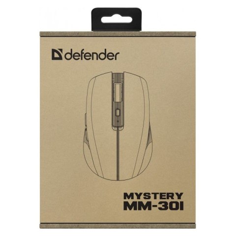 Mysz bezprzewodowa MYSTERY MM-301 RF+BT 1600DPI 6P fioletowa Defender