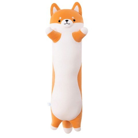 Pluszowa Maskotka Pies Shiba Poduszka Podłużna Wałek 60cm LEAN Toys