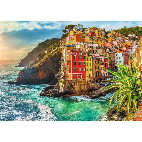 Puzzle - 1000 Premium Plus - Miasteczko Riomaggiore - Włochy - Trefl 10855 Trefl Puzzle