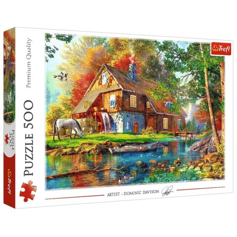 Puzzle - 500 - Chatka nad rzeką - Trefl 37484 Trefl Puzzle